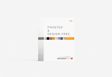 SX-CAT-FDF Decorative Film Printed Catalog Frosted & Design Free Collection